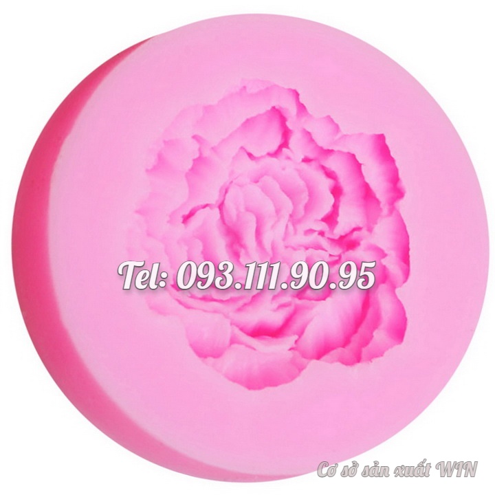 Khuôn rau câu silicon hoa cánh xoăn – Mã số 1709