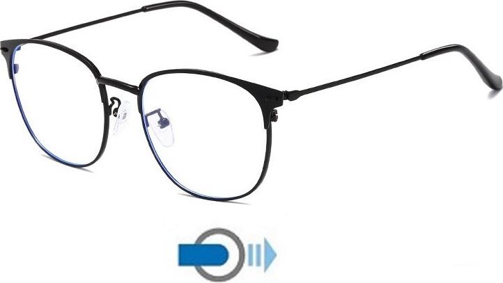 Kính Mắt Chống Ánh Sáng Xanh, Chống Xước, Chống Tia UV400, Chống Lóa, Chống Mỏi Mắt Từ Điện Thoại, Máy Tính, Chống Mỏi Mắt Tròn Gọng Đen - BLUE LIGHT SHOP