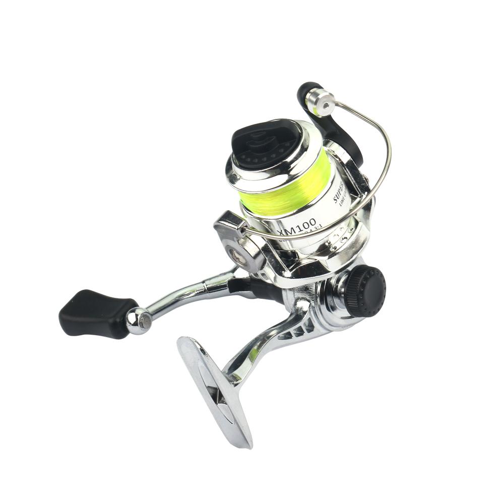 Cần câu cá cầm tay có ngắm kính thiên văn, chất liệu hợp kim Aluminum kèm trục vòng quay