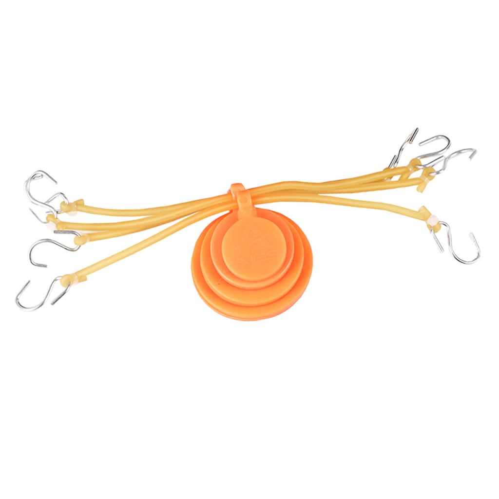 4pcs Silicone Spinner Target 3/4/5/6cm Swinging Spinning Targets