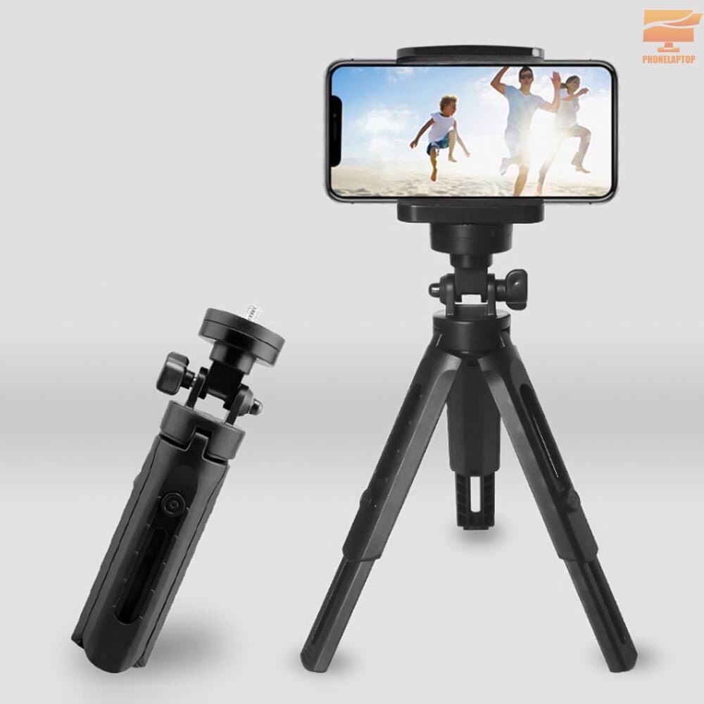 Hợp kim chụp ảnh quay phim mini 3 chân giá đỡ cho điện thoại smartphone xoay 360 cao cấp_B052