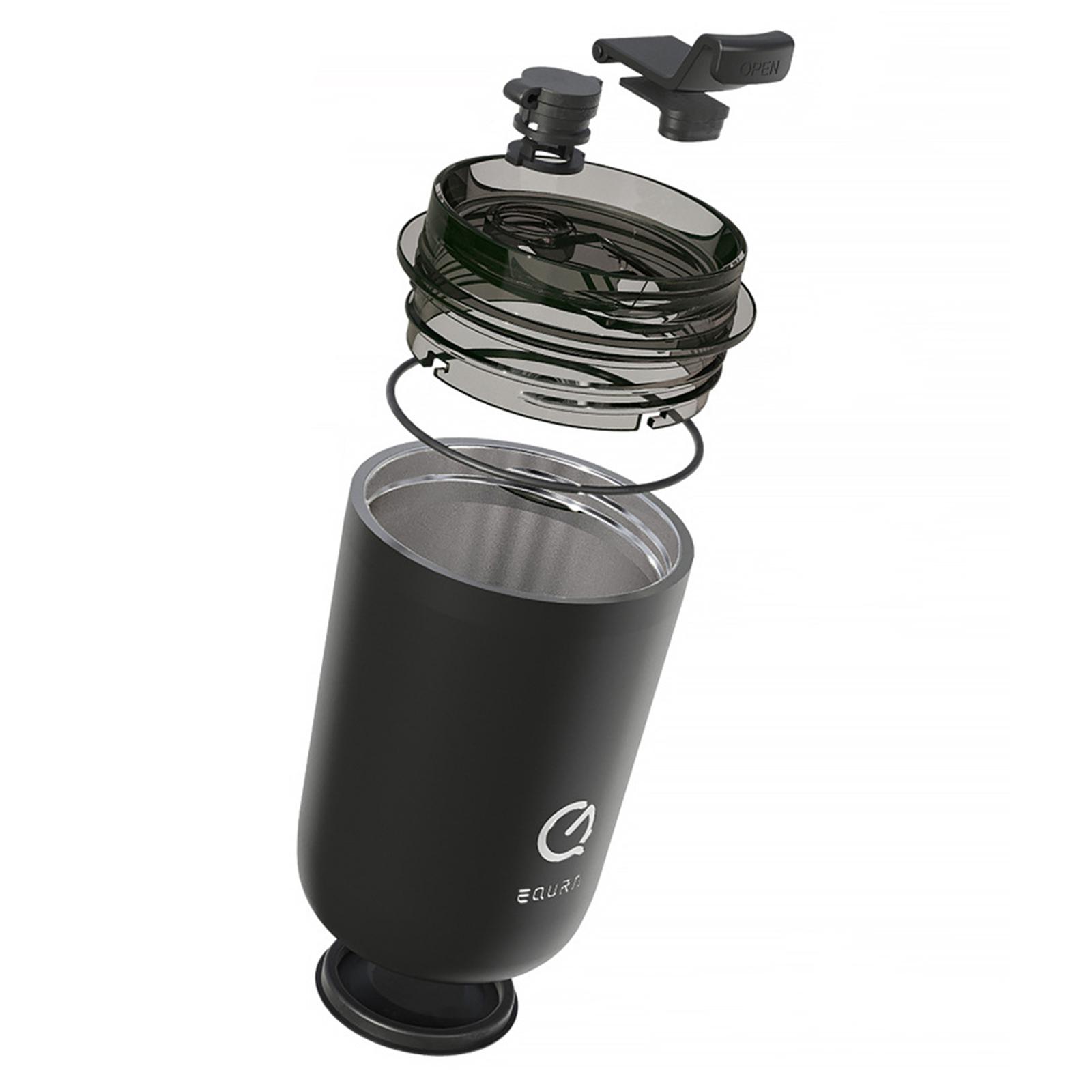 280ml Travel Tumbler Insulated 304 Stainless Steel Coffee Cup with Lid & Straws Hot & Cold Coffee Cup for Backpacking, Camping, Office or Car