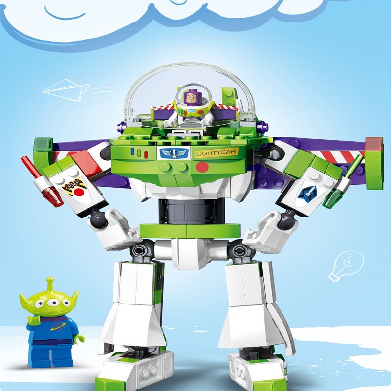 Đồ Chơi Lắp Ráp Anh Hùng Không Gian Buzz LightYear ToysStory Cao Cấp Cho Bé Model 7592 Với 243 Chi Tiết