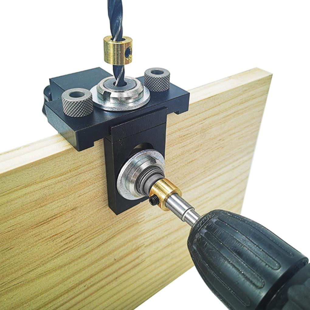 Woodwork Drill Guide Multifunctional Drilling Tool Simple High Efficient Jig Tool Carpentry Accessory for