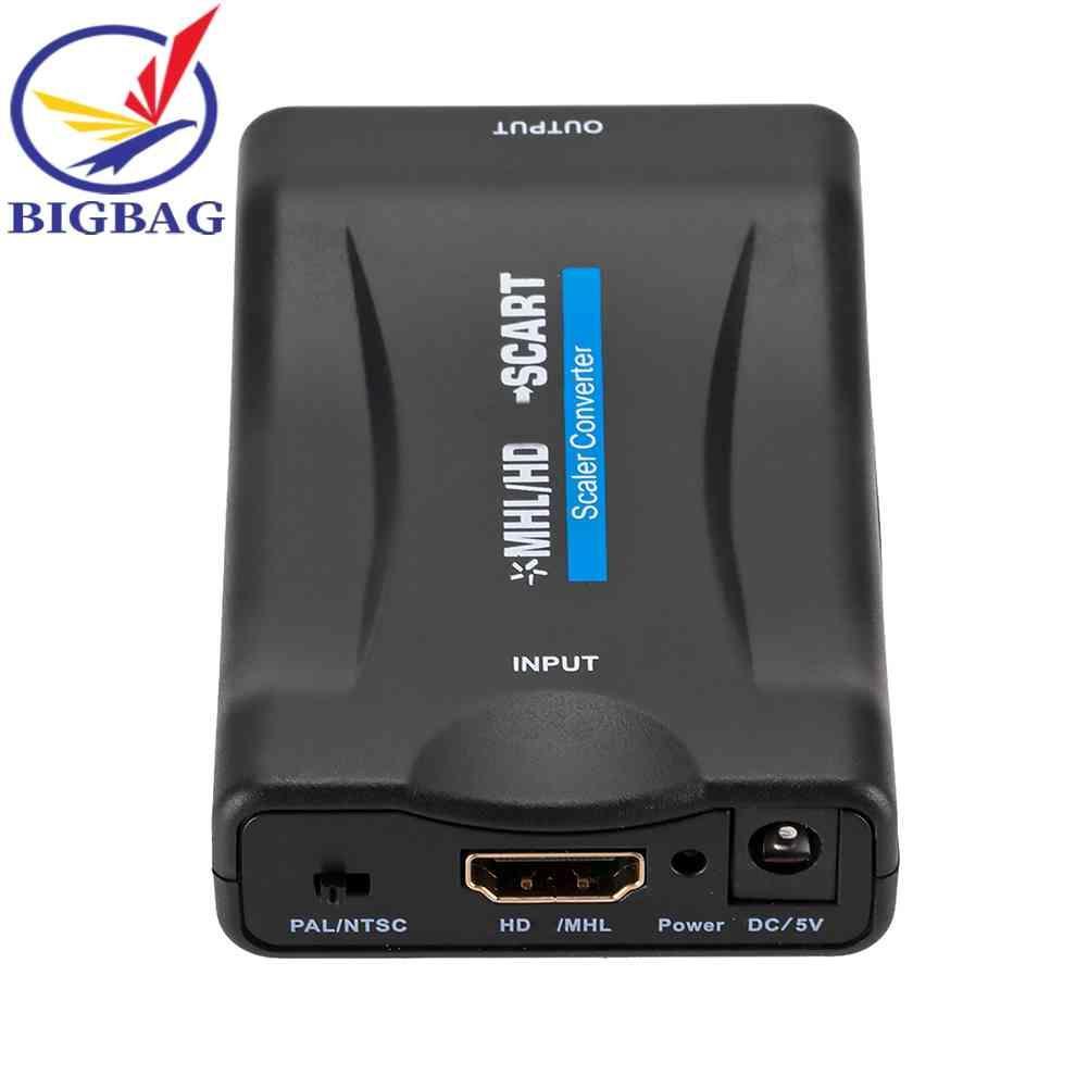 Bộ ChuyểN ĐổI Âm Thanh / Video HDMI 1080P Sang SCART Cho HD TV DVD