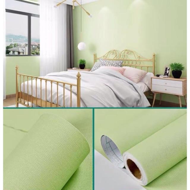 10M giấy dán tường vân nhám keo sẵn khô 45 cm