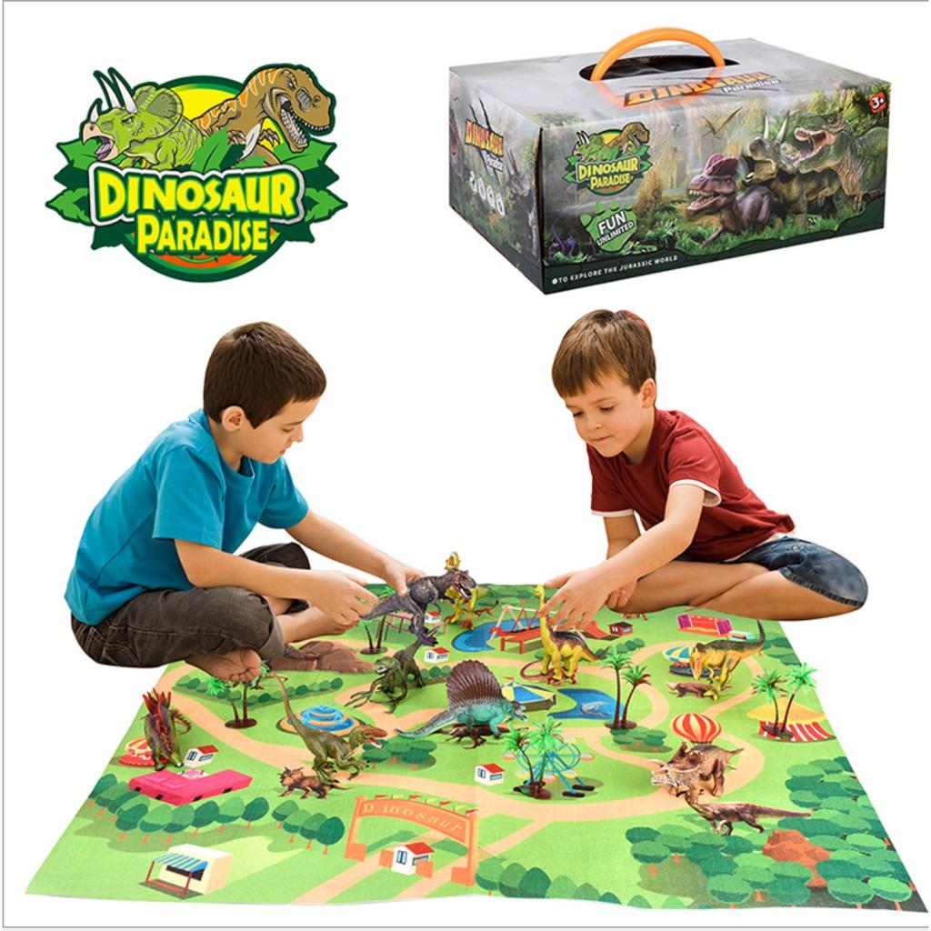 HỘP ĐỒ CHƠI KHỦNG LONG DINOSAUR PARADISE 3+ ABSCare