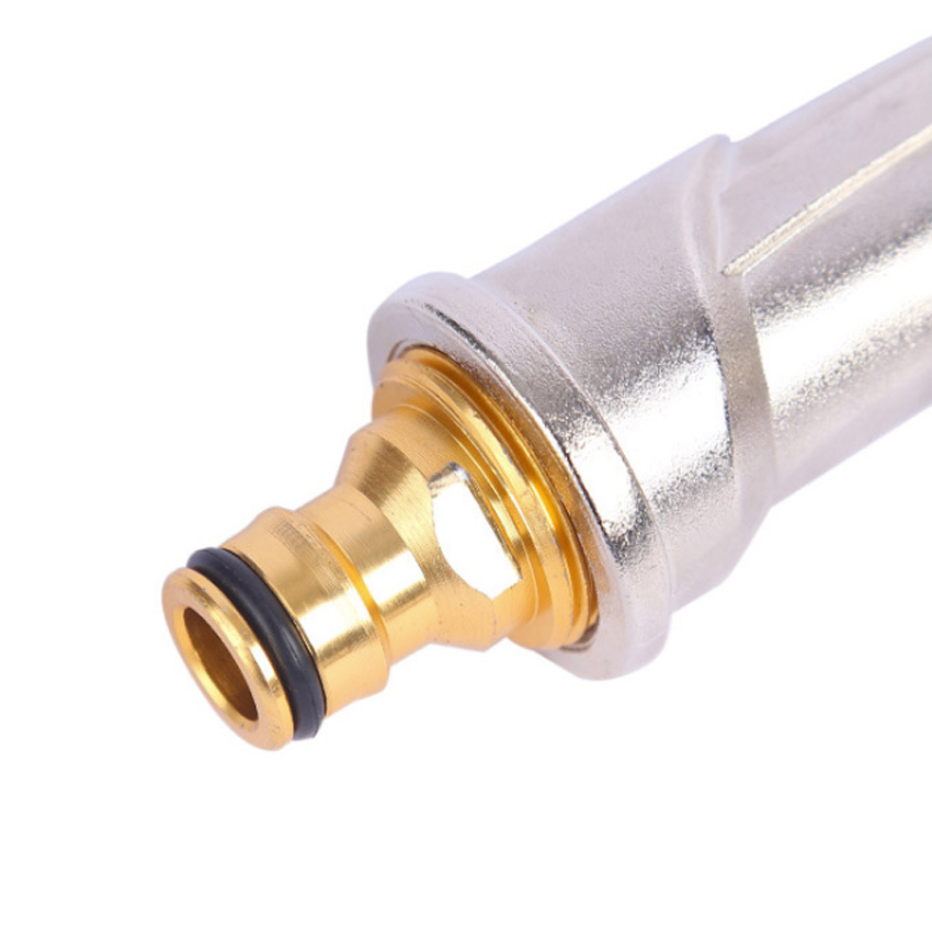 Vòi nước vòi phun nước rửa xe tưới cây tăng áp thông minh + bộ dây bơm nước cao cấp TLG 810621 đầu đồng,nối vàng