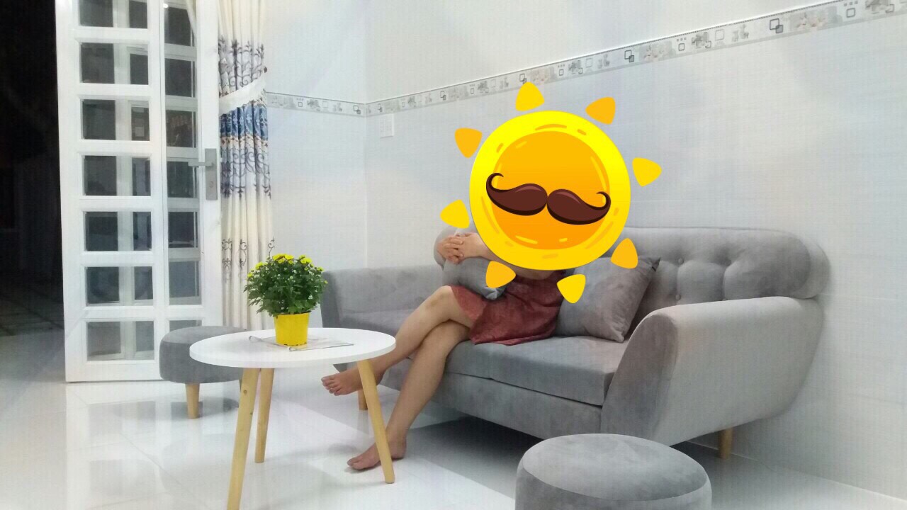 Bộ sofa băng xám khói nhung, salon phòng khách 1m9 PHKH4