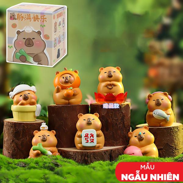 Đồ Chơi Mô Hình Capybara Ngẫu Nhiên - Nuan Nuan M176