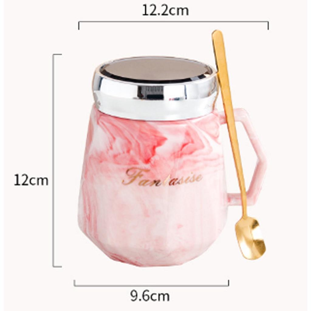 LY SỨ, CỐC SỨ GIỮ NHIỆT - NẮP TRÁNG GƯƠNG - SẢN PHẨM THỜI TRANG VÀ TIỆN DỤNG - DUNG TÍCH 400ML