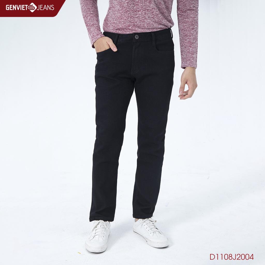 Quần Dài Jeans Nam Col Đứng GENVIET D1108J2004