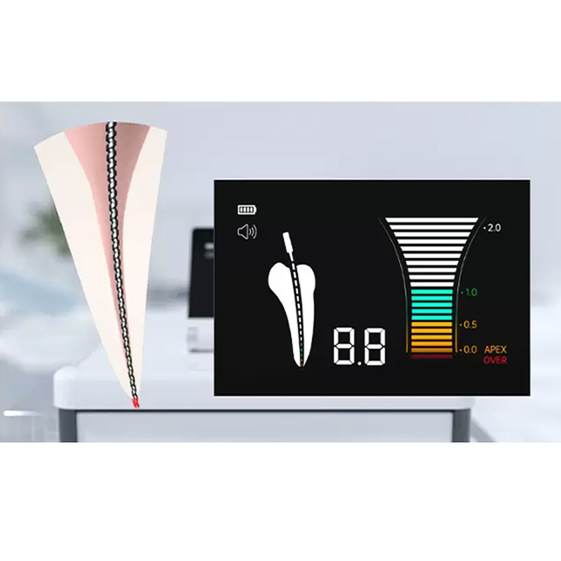 Refine A7 Tinh chỉnh Bộ định vị chóp răng chuyên Có thể gập lại với màn hình 2 trong 1 Loại C Dụng cụ đo chiều dài kênh chân răng