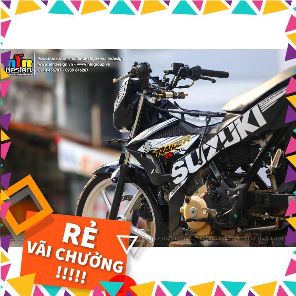 Tem Rời Raider FI Mẫu Trắng Đen