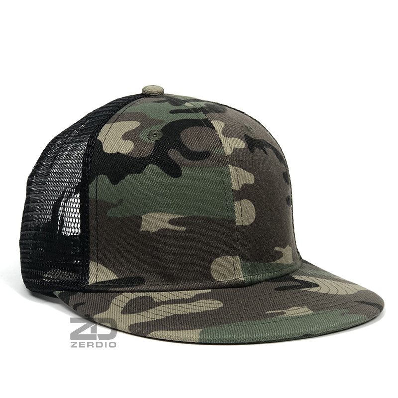 Mũ hiphop, Nón snapback rằn ri lưới cao cấp cho cả nam và nữ