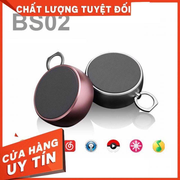 LOA BLUETOOTH MINI BS-02 – LOA NGHE NHẠC KHÔNG DÂY – BASS CỰC CHẮC 