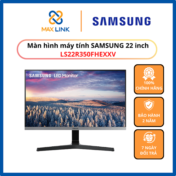 Màn Hình Gaming Samsung LS22R350FHEXXV 22'' FullHD (1920x1080) 5ms 75Hz IPS AMD Radeon FreeSync - Hàng Chính Hãng