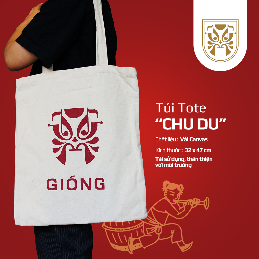 Túi tote bằng vải canvas Gióng