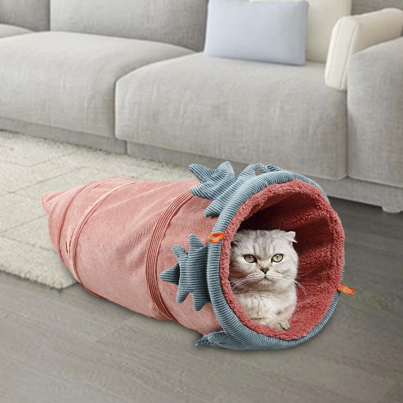 Pet Cat Hamster Tunnel Toys Tube Tent Guinea Pig Hedgehog Mice Rat