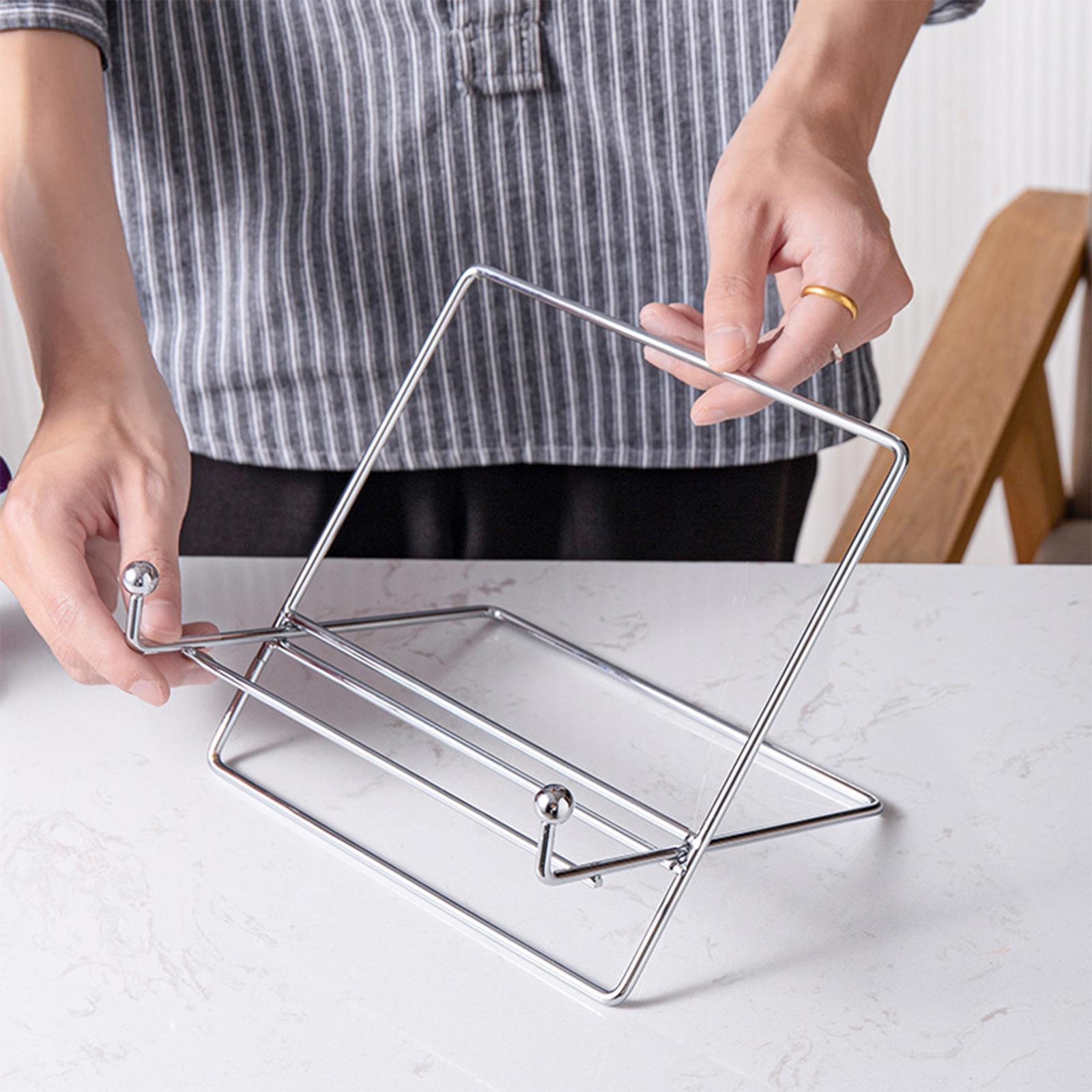 Metal Stand Lazy Bed Desktop Multipurpose Foldable Creative Storage Rack Tablet Holder Cradle Tablet Bracket for Phone