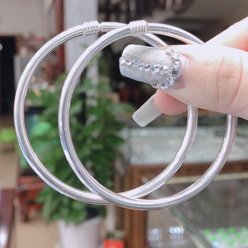 Lắc tay bạc ta,vòng tay trơn bạc ta cho bé