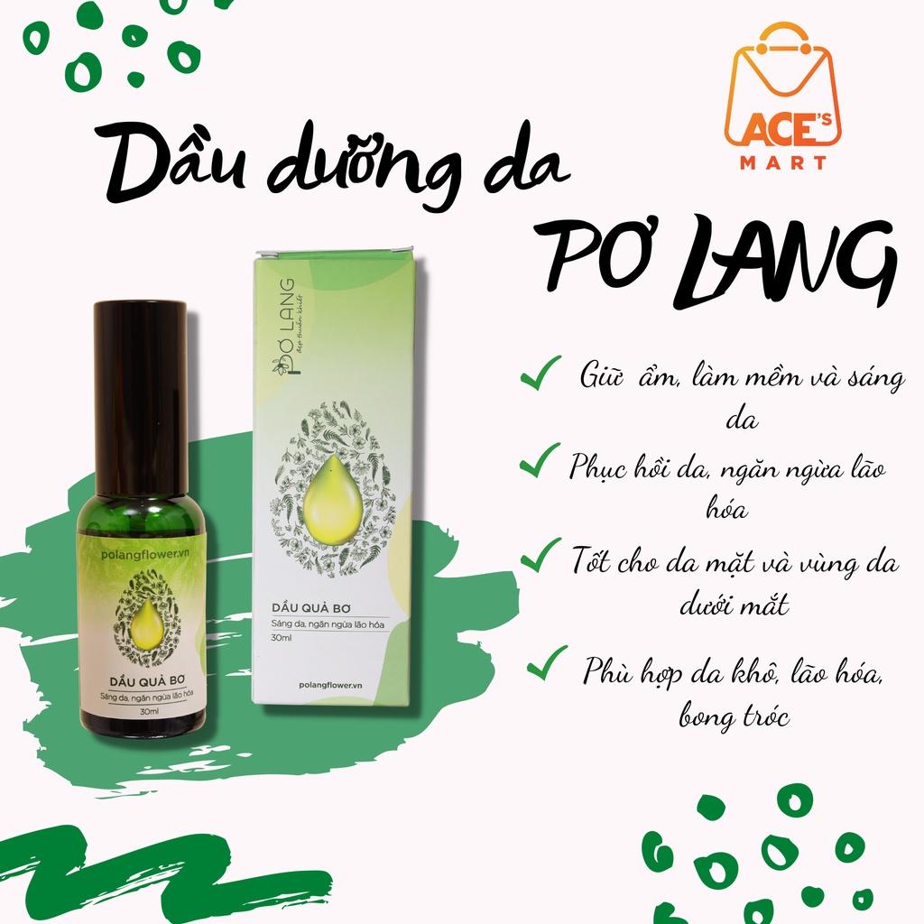 Tinh dầu bơ ép lạnh Pơ Lang nguyên chất phục hồi da, ngừa lão hóa, dưỡng tóc mềm mượt 10ml - 30ml