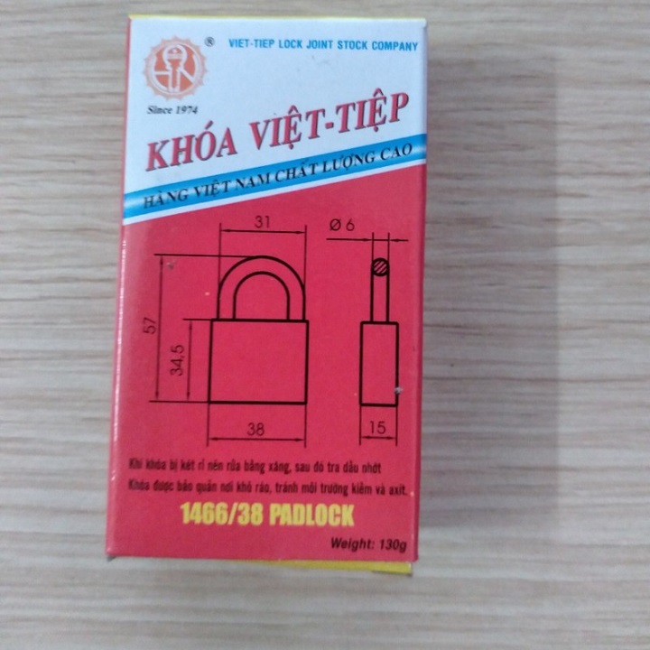 Khóa treo gang 1466/38 cao cấp