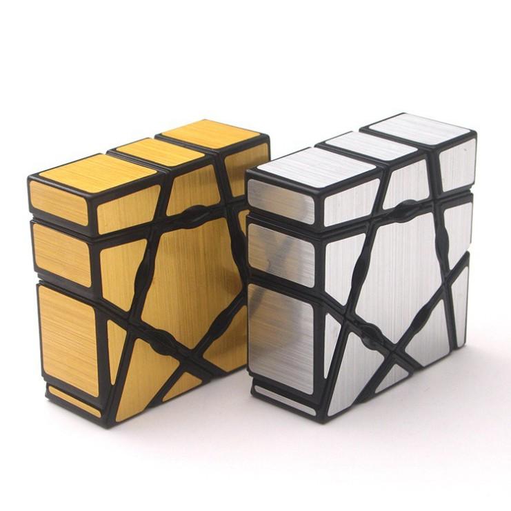 Rubik Biến Thể Rubik Ghost Mirror Cube YongJun 1x3x4 Khối Lập Phương Rubik Vàng Gold