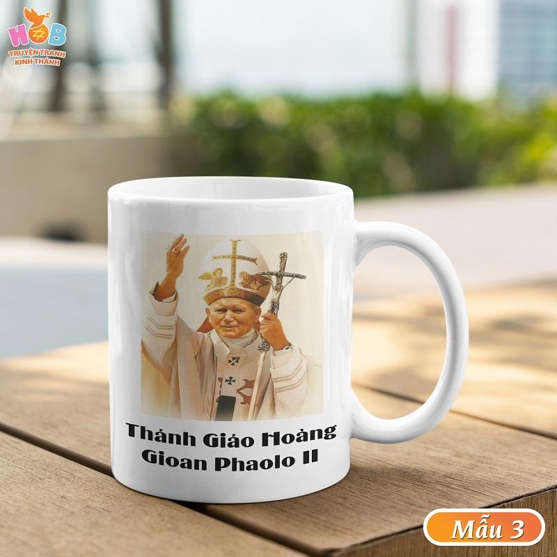 Ly sứ HoB in hình Thánh Giáo Hoàng Gioan Phaolo 2