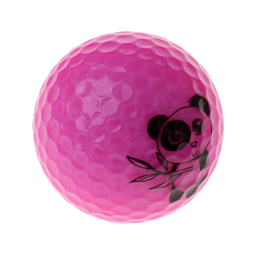Golf Driving Range Practice Ball Double Layer Golf Ball Cute Panda