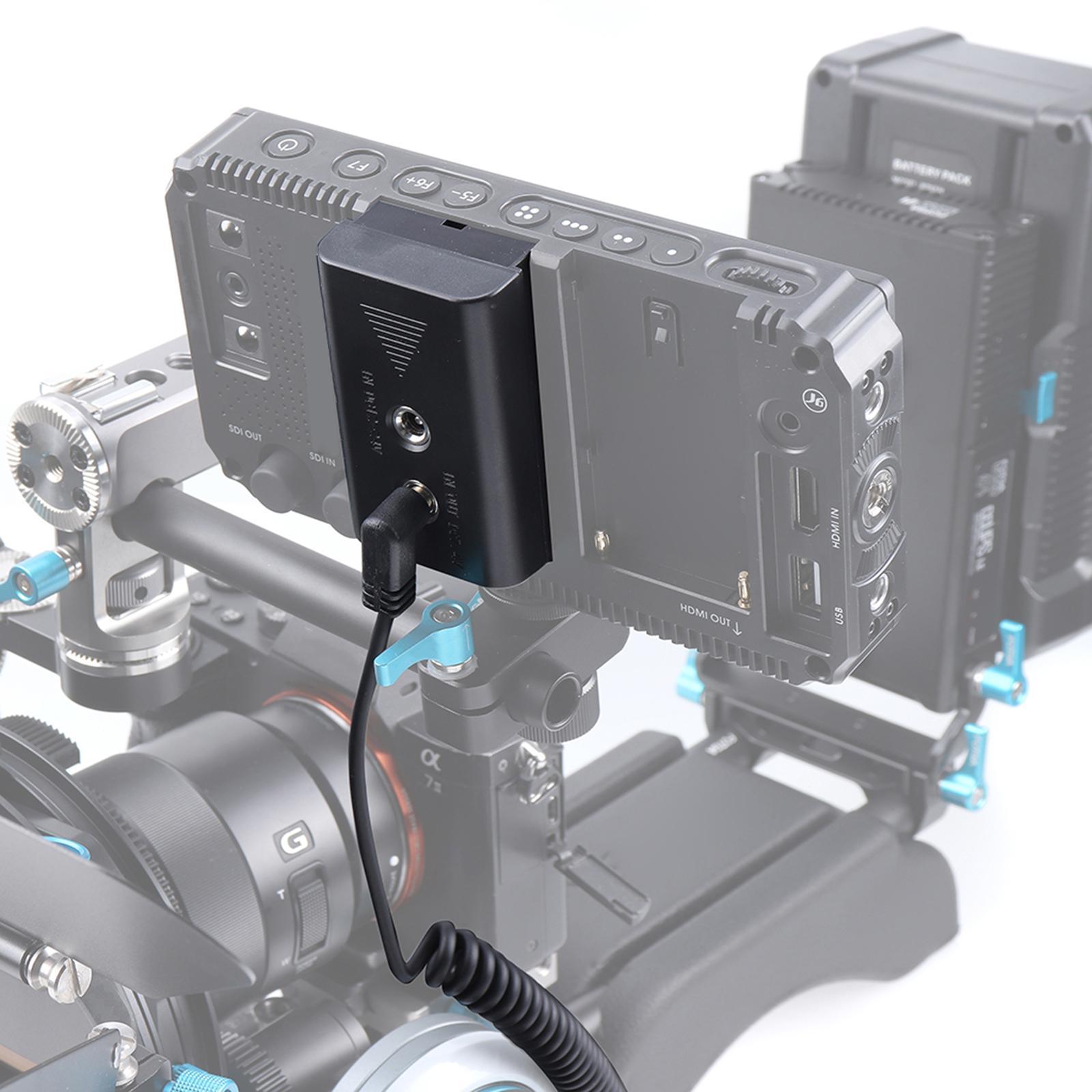 DC Coupler  to DC Cable Monitor  Battery Adapter for  Camera