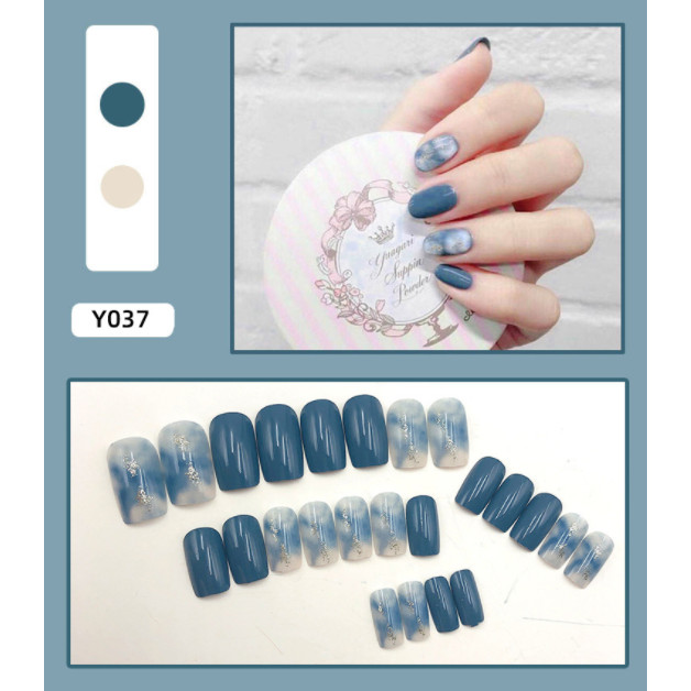 Bộ 24 móng tay giả nail thơi trang như hình