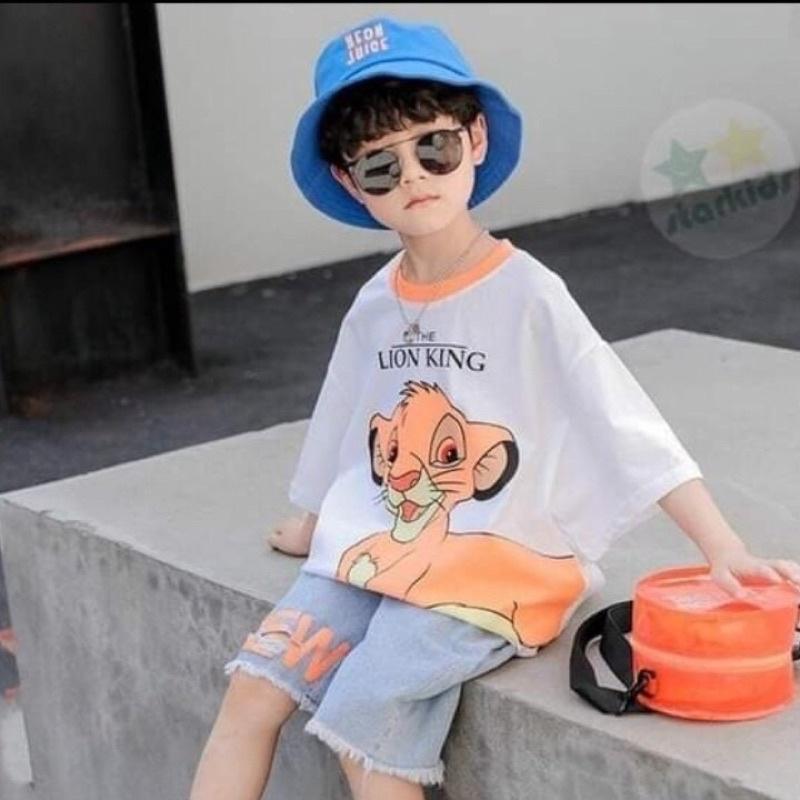 Áo thun STARKID cho bé trai siêu ngầu size 10-45kg thun cotton chính phẩm dãn mịn