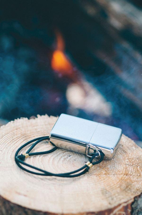 Bật Lửa Zippo Lossproof with Loop &amp; Lanyard Brushed Chrome 275