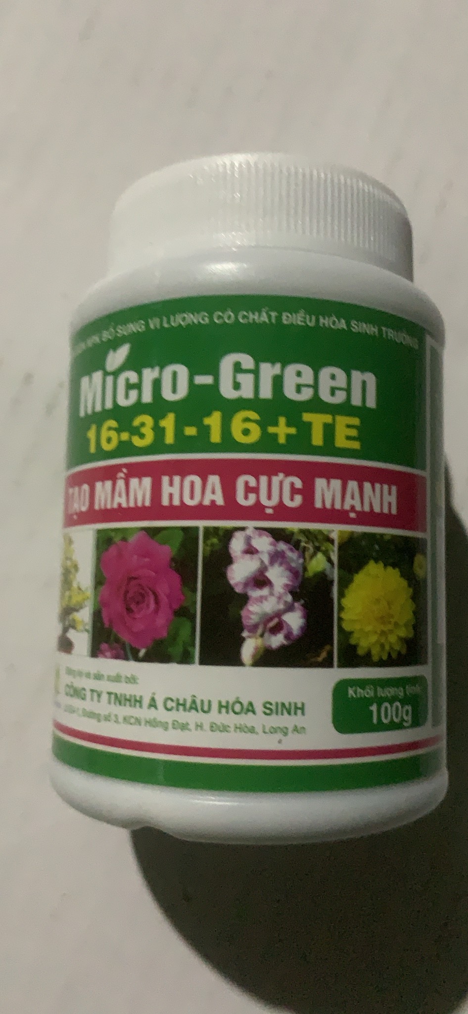 PHÂN BÓN Tạo mầm hoa NPK MICRO-GREEN 16-31-16