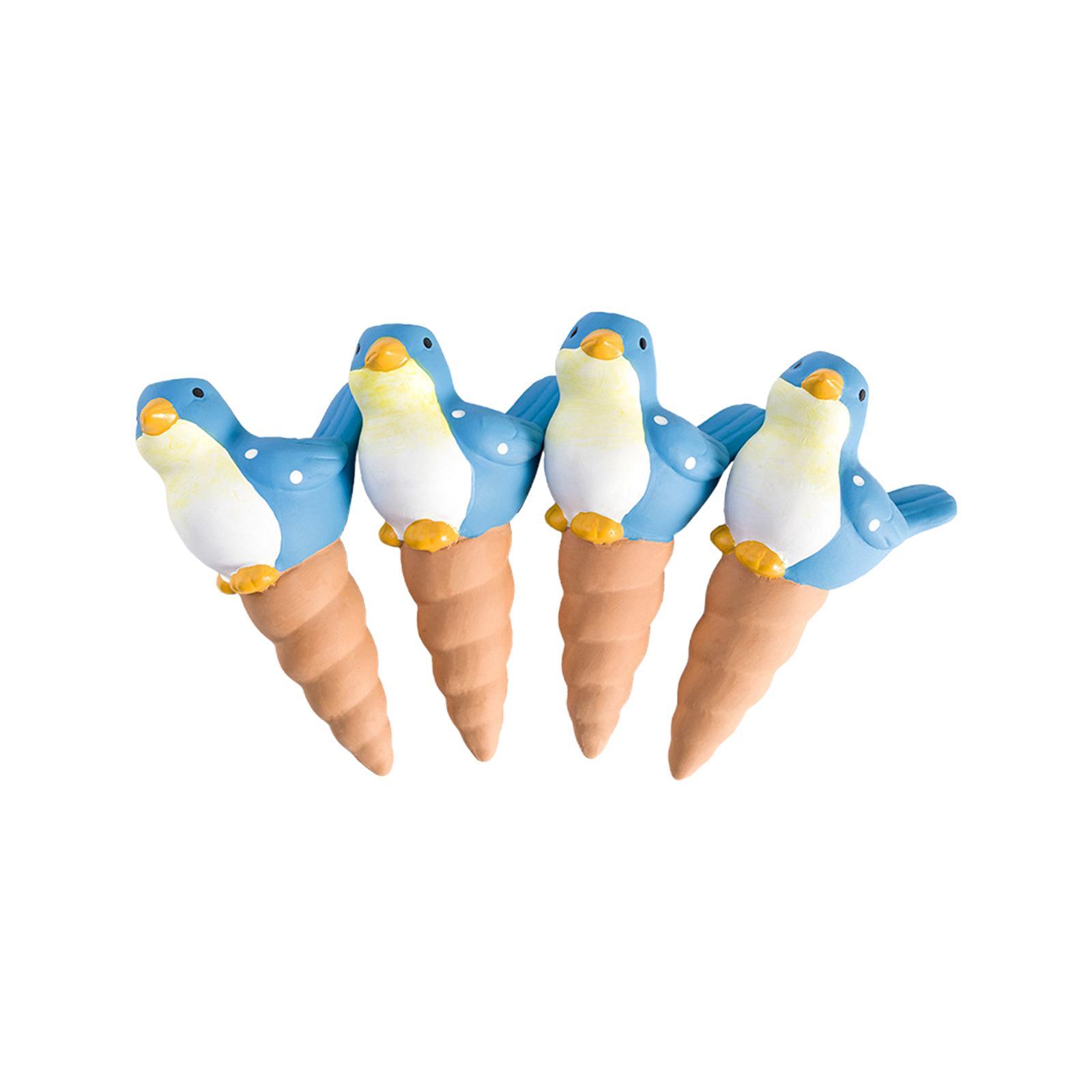 4 Pieces Cute Water Seepage Device Practical for Bonsai Outdoor Garden