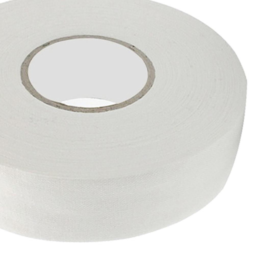 Roll Adhesive Ice Hockey Tape Cotton Cloth Stick Handle White