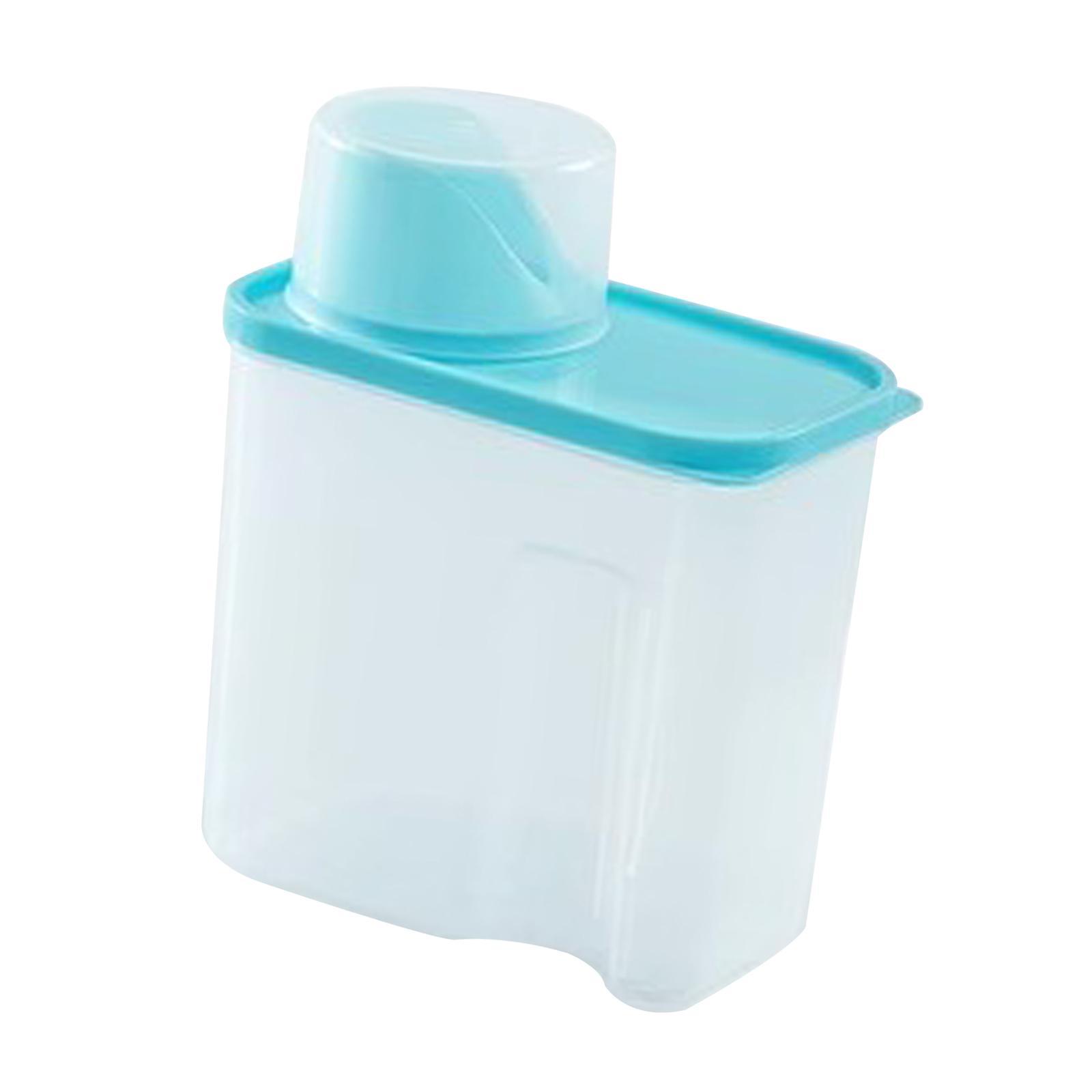 Washing Powder Containers Clear Laundry Powder Storage Box for Closet Cabinet