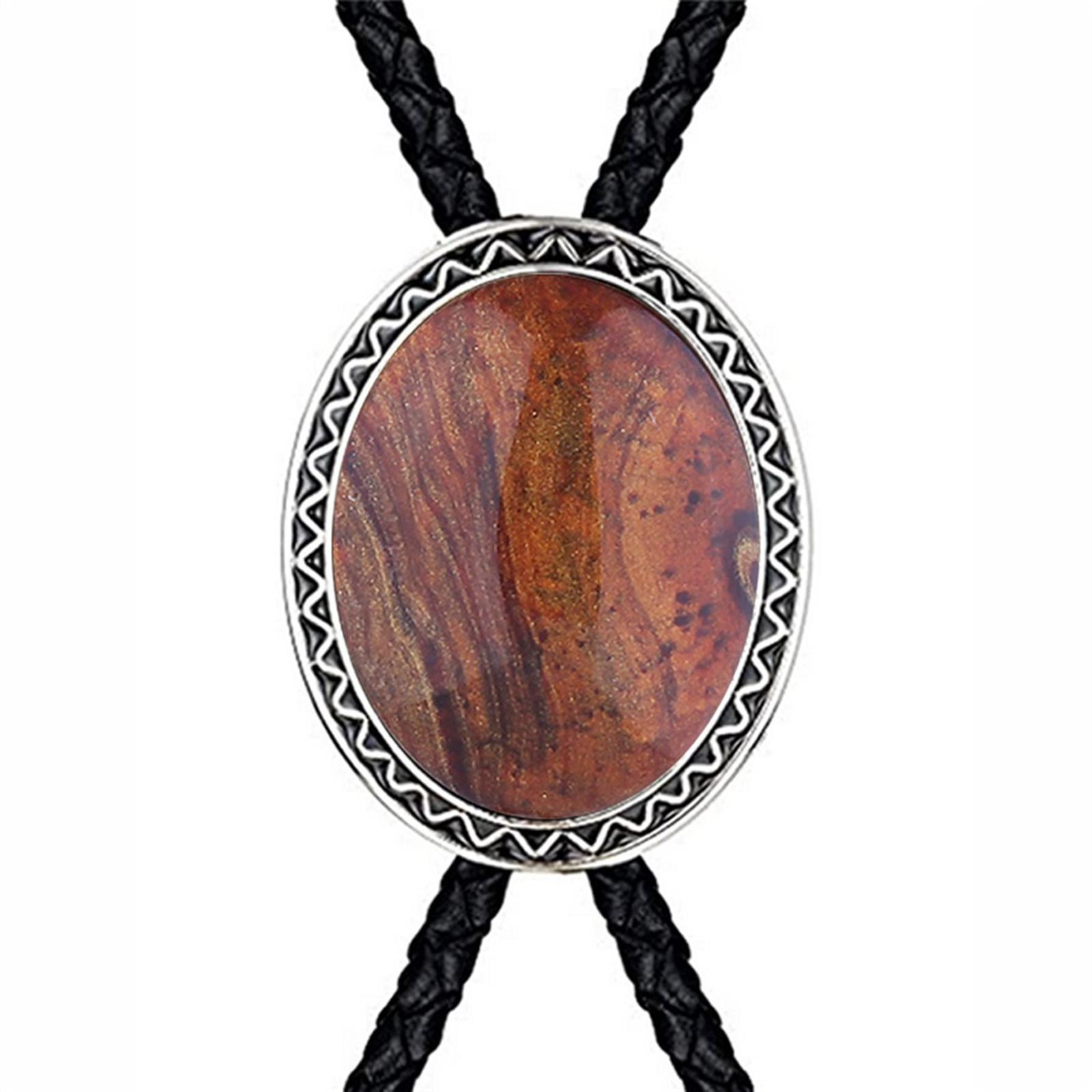 PU Bolo Tie Necktie Costume Wedding Halloween Necklace Handmade Fancy Dress
