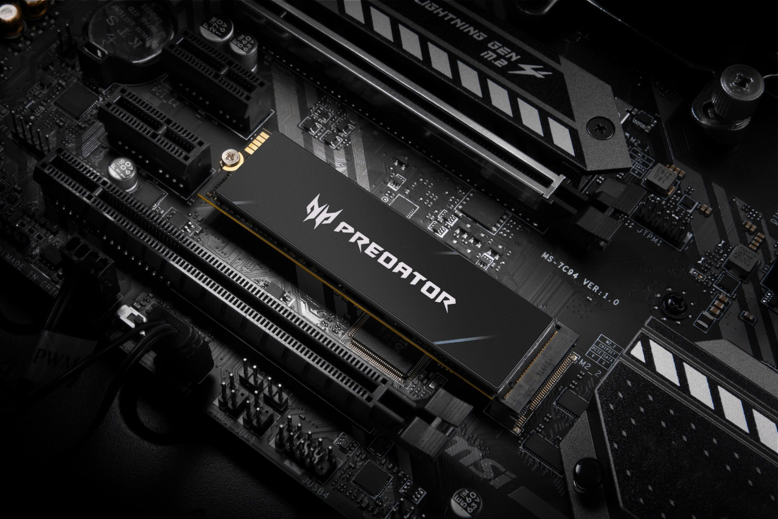 Ổ cứng SSD Acer Predator GM7000 NVMe PCIe Gen4 Gaming - Hàng chính hãng bảo hành 5 năm - Hàng chính hãng