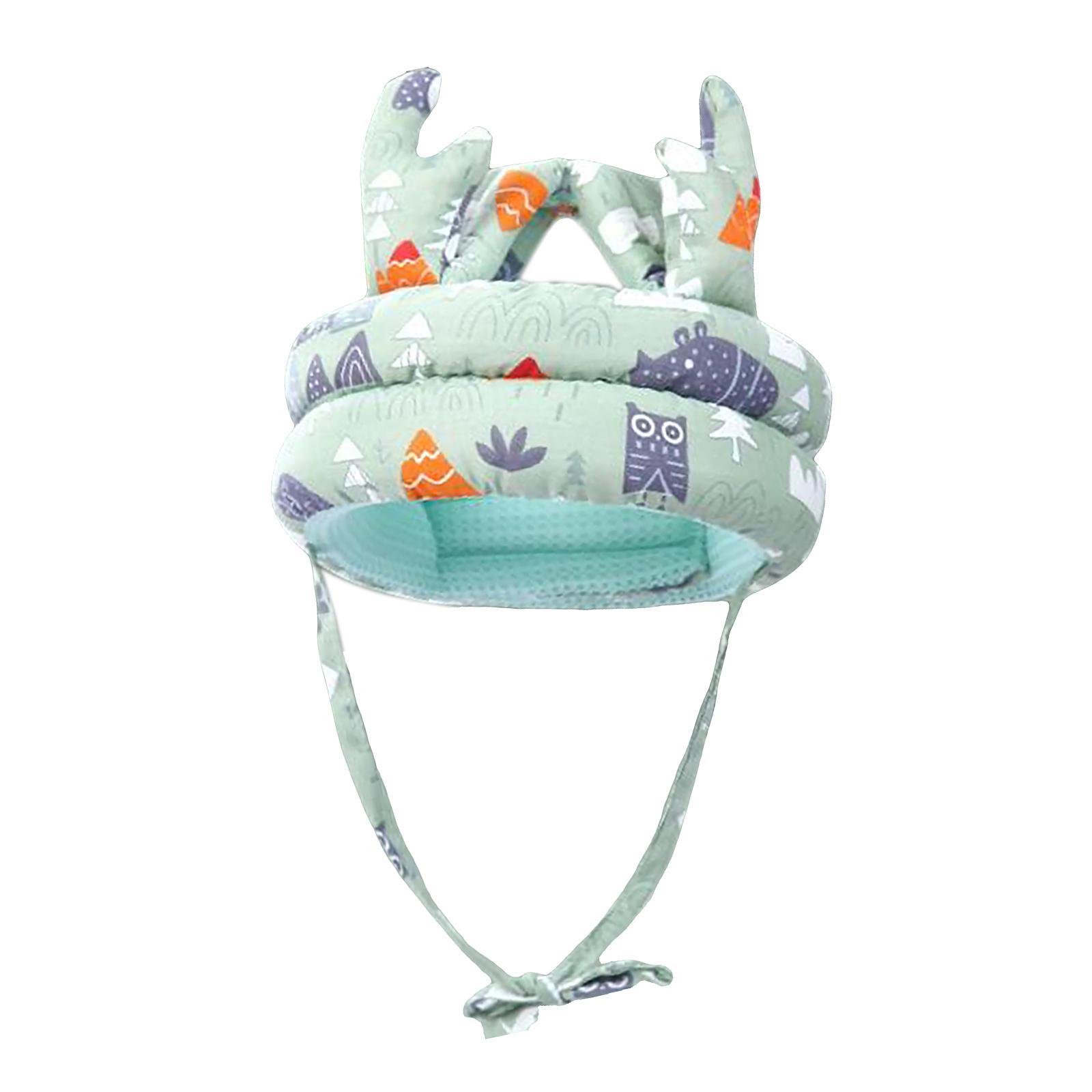 Infant Baby Toddler Hat Comfortable Head Protection Hat for Age 6-20Month pink