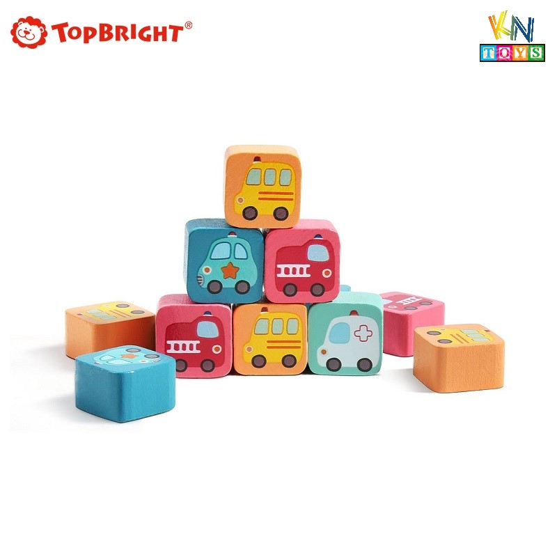 Đồ chơi Cờ cá ngựa phiên bản ô tô bằng gỗ chính hãng TOPBRIGHT – Family Games Motown Flying Chess (cho bé từ 3 tuổi)