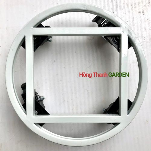 Đế Lót Chậu Cây Có Bánh Xe , Đế Chậu Thông Minh Cao Cấp HTG, Siêu Chắc Khỏe, Có Bánh Xe Di Chuyển, Có Chốt An Toàn, Chịu Lực Đến 200kg, Chất Liệu Hợp Kim Cao Cấp Sơn Tĩnh Điện