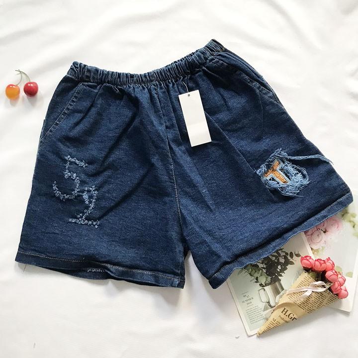 Quần đùi bé gái freesize từ 45-48kg quần sot short jean bé gái - QG08