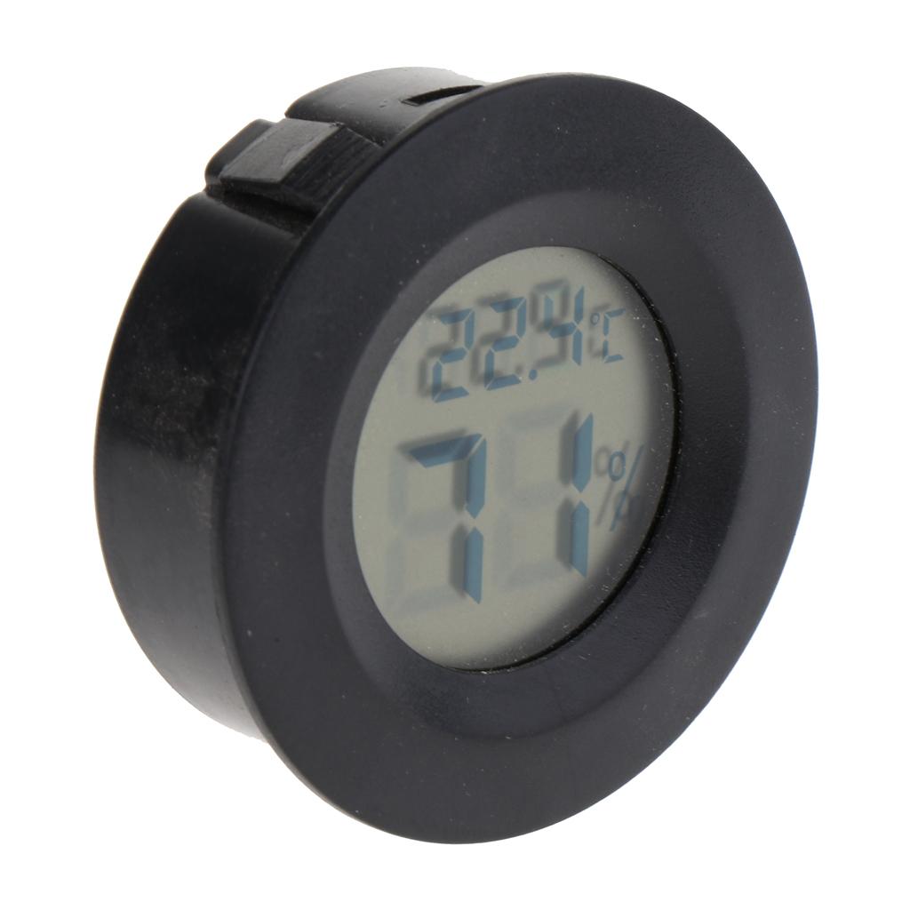 Reptile Thermometer Spider Tortoise Terrarium Tank Hygrometer Black