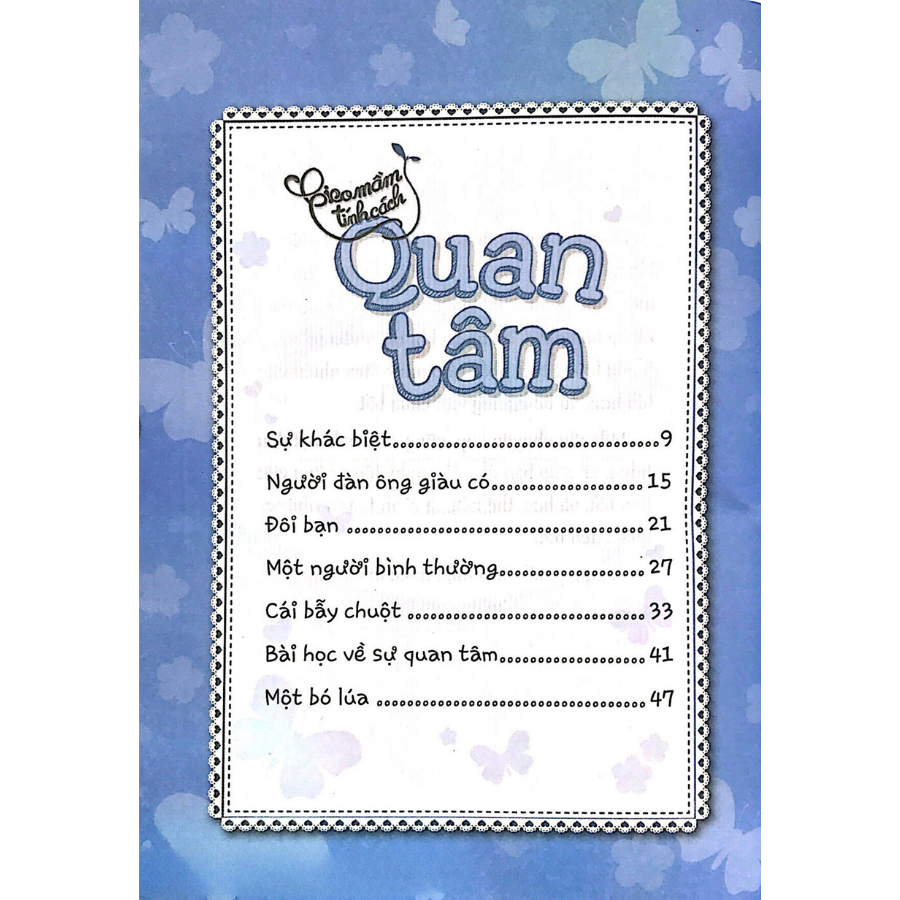 Gieo Mầm Tính Cách - Quan Tâm (Tái Bản)
