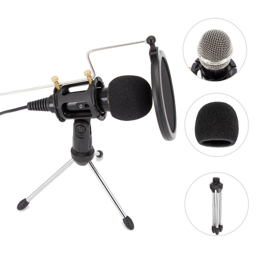 Ưu đãi đặc biệt trực tiếp karaoke máy tính micro thoại micro điện thoại di động micro đứng bộ