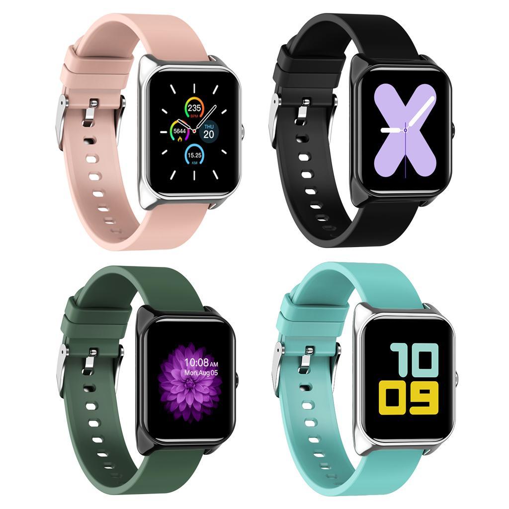 IP67 Sport Bluetooth Blood Pressure Smart Watch Wristband For Men Women Pink