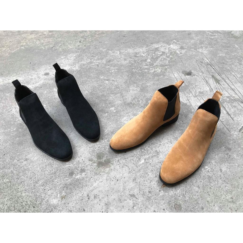 ChelseaBoot da bò tặng kèm đế tăng chiều cao + tất khử mùi cao cấp