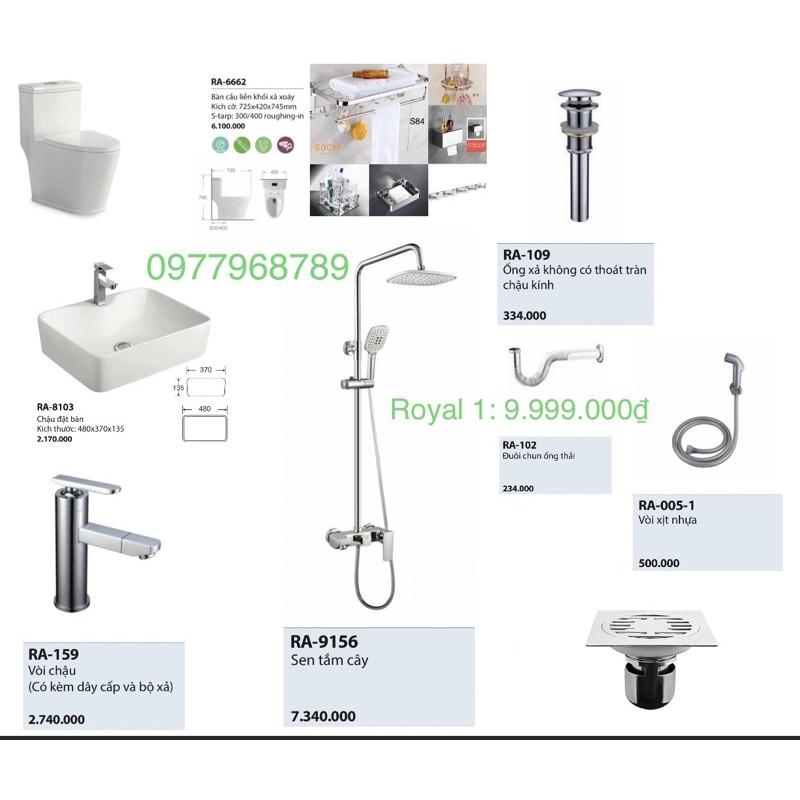Combo trọn bộ phòng tắm Royal